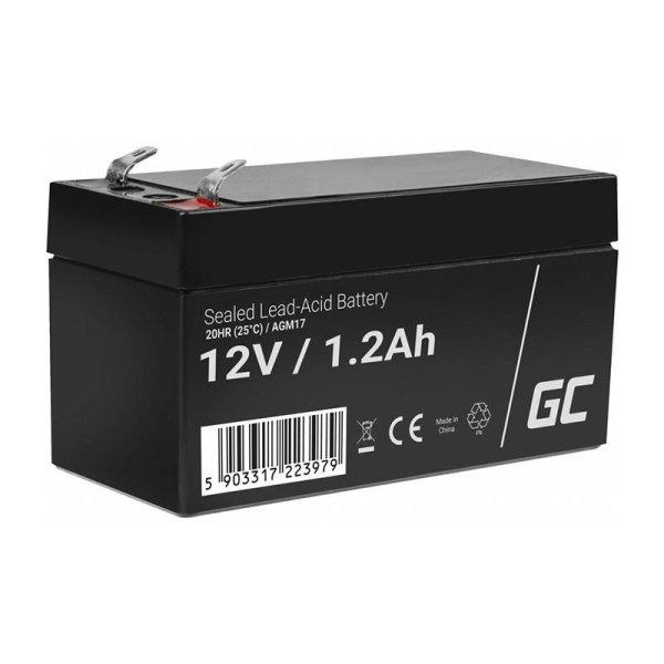 Rechargeable battery AGM 12V 1.2Ah Maintenancefree számára UPS ALARM