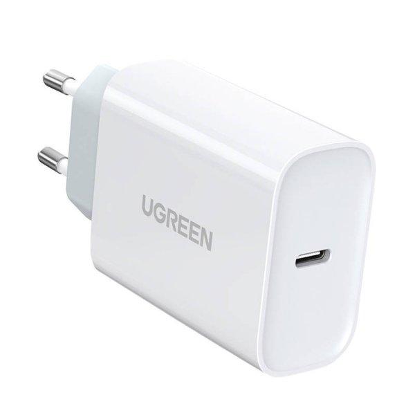 UGREEN 30W-os USB fali töltő fehér