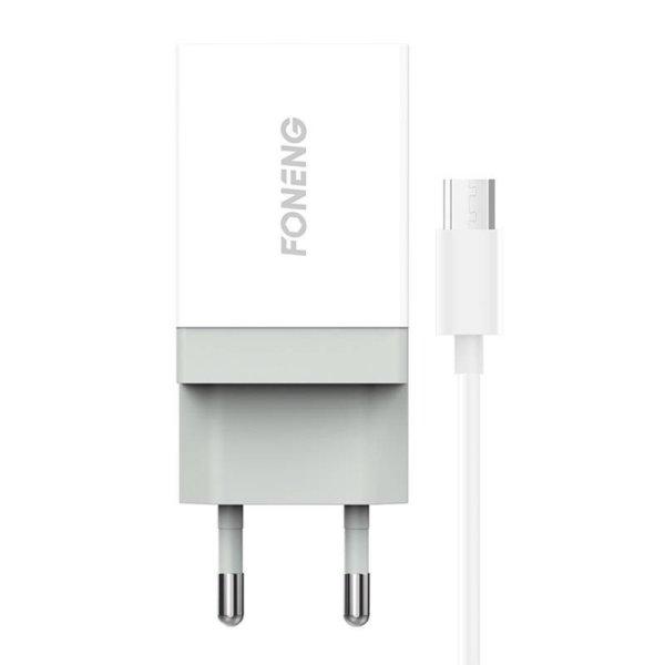 Gyorstöltő Foneng 1x USB K210 + USB Micro