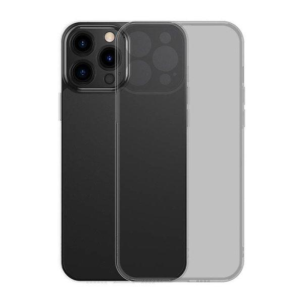 mattüveg telefontok iPhone 13 PRO (black) + edzett üveg