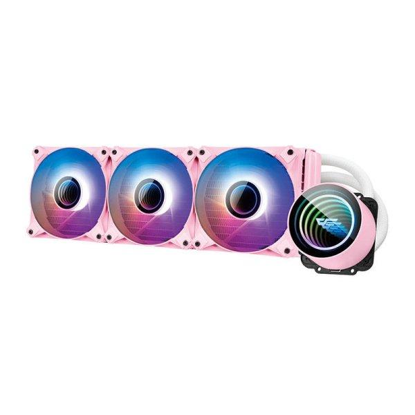 PC Water Cooling Darkflash DX360 V2.6 RGB 3x 120x120 (pink)