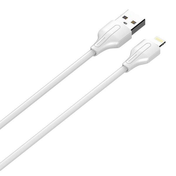 USB-Lightning kábel LDNIO LS541, 2.1A, 1m (fehér)