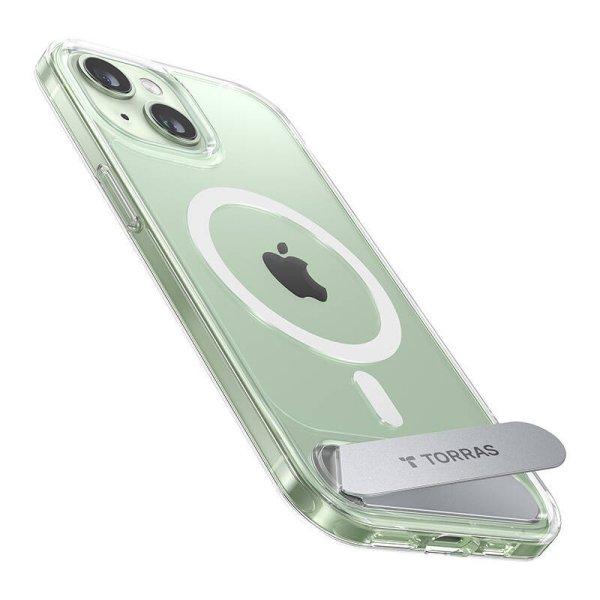 Torras UPRO állvány tok iPhone 15-höz (átlátszó)