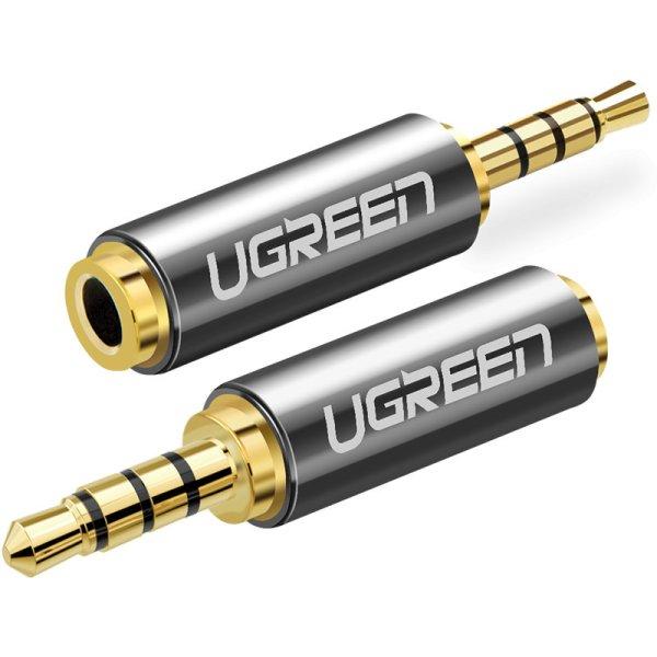 Adapter UGREEN 20501 2,5 mm-es mikro jack (dugasz) és 3,5 mm-es mini jack
(aljzat)