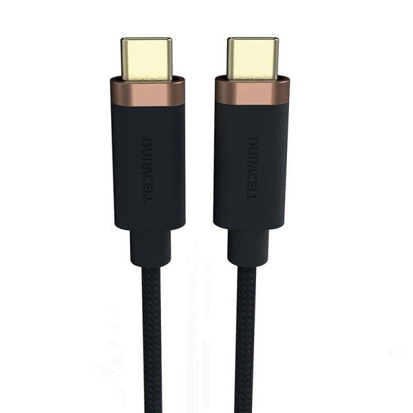 Duracell USB-C kábel számára USB-C 3.2 1m (Black)