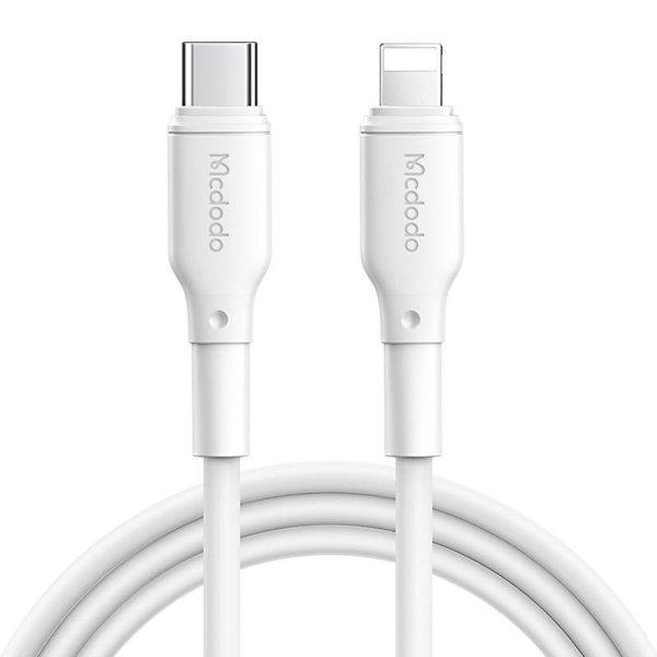 Mcdodo JCA-7290 USB-C Lightning kábel, 1,2 m (fehér)