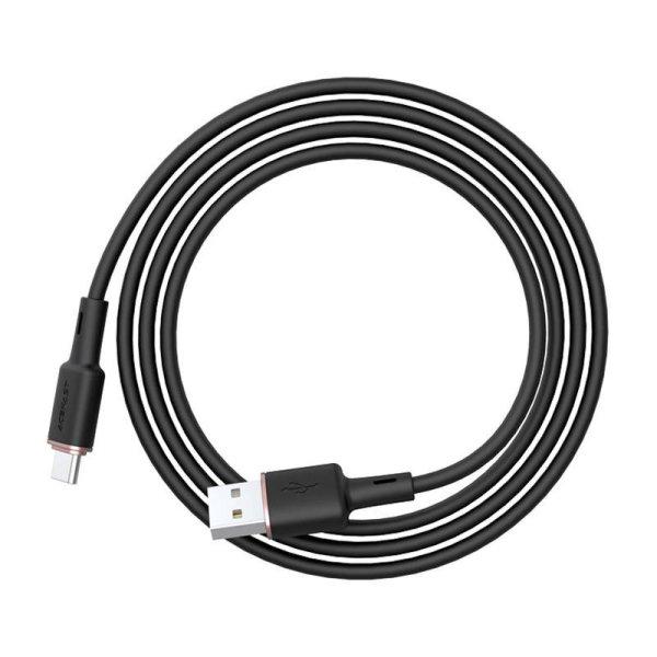 Acefast C2-04 1,2 m-es USB-USB-C kábel (fekete)