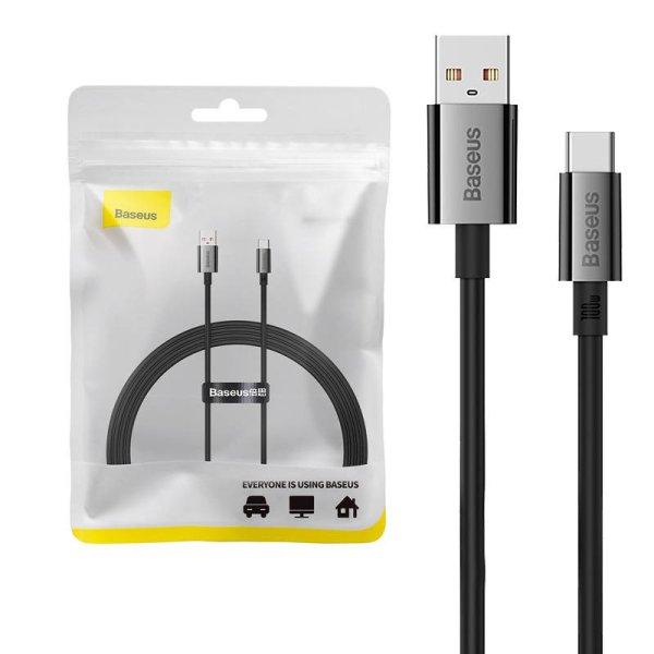 Baseus Superior 100 W USB-USB-C kábel 1,5 m (fekete)