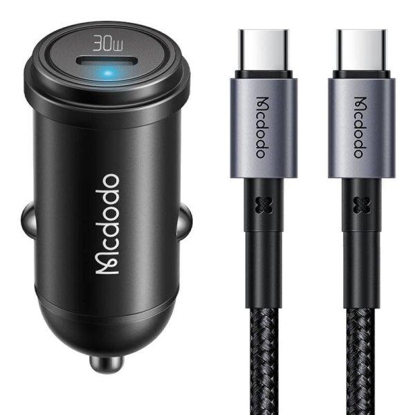 McDodo CC-7493 autós töltő kijelzővel, USB-C, 5A, 65 W + USB-C kábel 1 m
100 W (fekete)