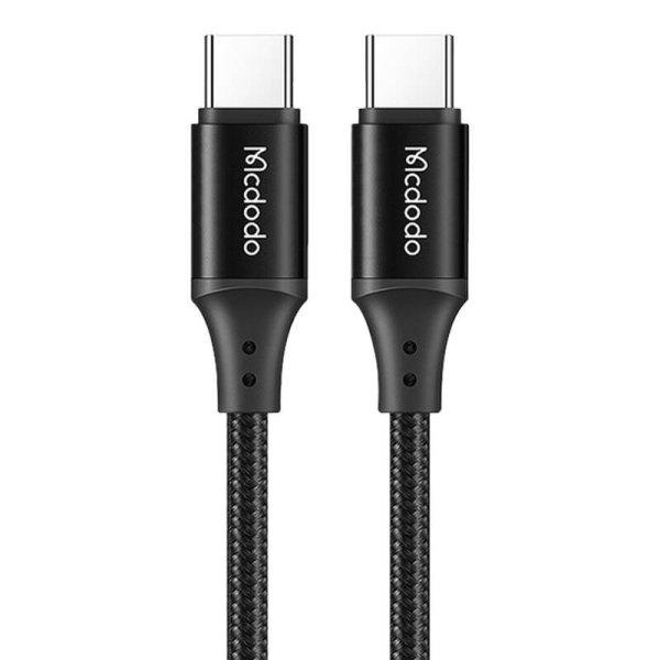 Mcdodo CA-5641 USB-C-USB-C kábel, 60 W, 1 m (fekete)