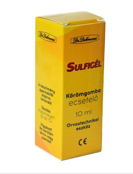 Dr. Debreceni sulfigél körömgomba ecsetelő 10 ml