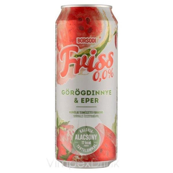 Borsodi Friss dinnye-eper 0% 0,5l dob-DRS