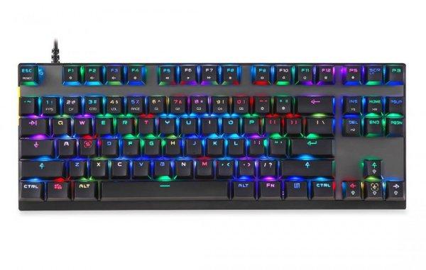 Motospeed K82 Mechanikus gamer billentyűzet RGB (fekete)