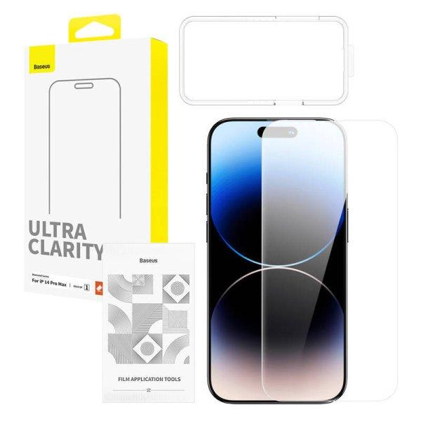 Edzett üveg iPhone 14 Pro Max Baseus OS Diamond Series HD készülékhez
(átlátszó)