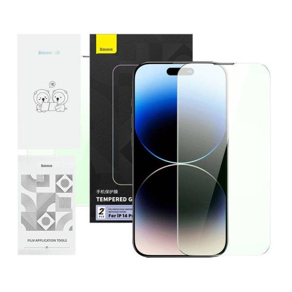 Baseus Crystal Series iPhone 14 PRO adatvédelmi edzett üveg