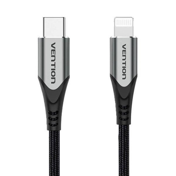 Vention TACHH 2m USB 2.0-Lightning kábel (szürke)