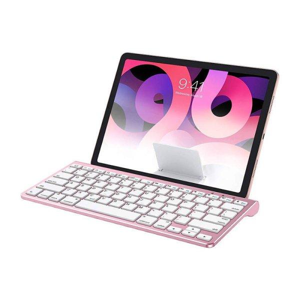 Omoton KB088 Wireless iPad keyboard val tablet holder (rose golden)