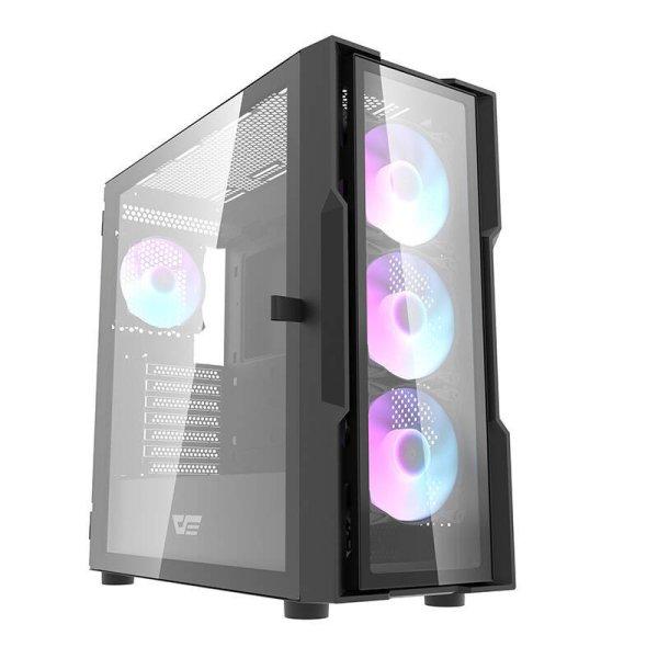 Darkflash DK431 GLASS computer case (black)