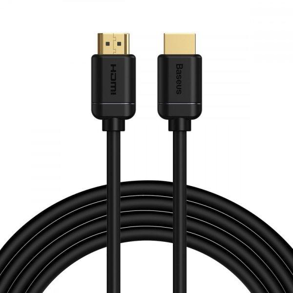 Baseus HDMI 2.0 kábel, 4K 60Hz, 3D, HDR, 18Gbps, 3m (fekete)