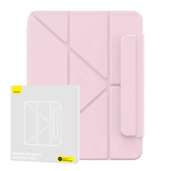 Baseus Minimalist mágneses tok Pad 10 10,9" (rózsaszín) számára