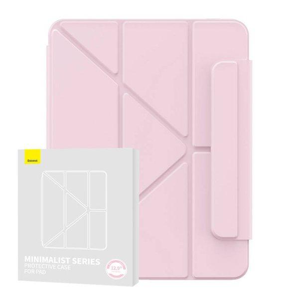 Baseus Minimalist mágneses tok Pad Pro 12.9″ (2018/2020/2021), (baby pink)