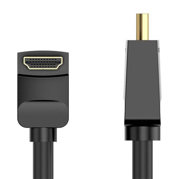 Szellőztető AARBG 1,5 m-es HDMI-kábel, 90°-os szögben