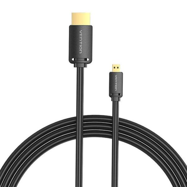 HDMI-D dugasz-HDMI-A dugó kábelszellőztető AGIBG 4K HD 1,5 m