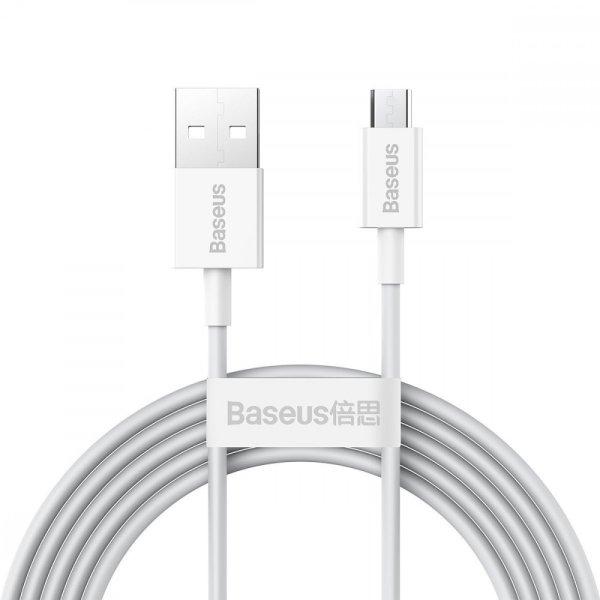 Baseus Superior Series USB-micro USB kábel, 2A, 2m (fehér)