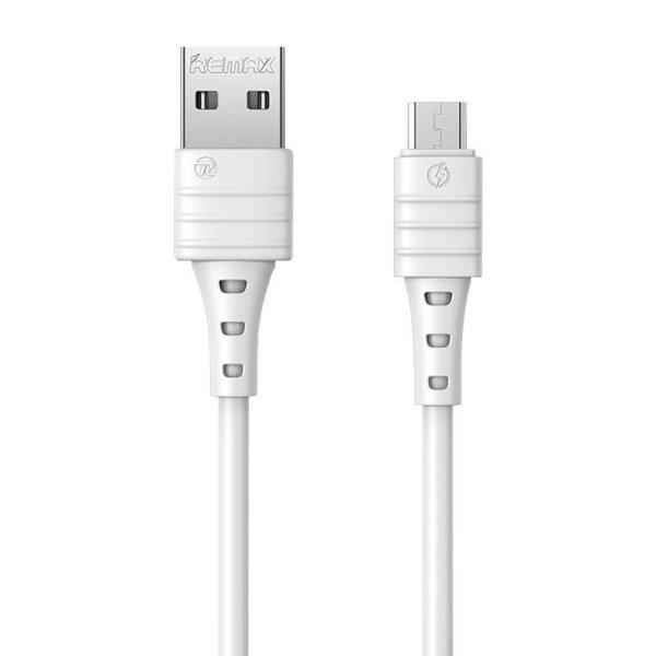 USB Micro Remax Zeron kábel, 1m, 2,4A (fehér)