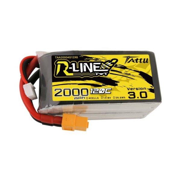 Tattu R-Line Version 3.0 2000mAh 14.8V 120C 4S1P XT60 akkumulátor