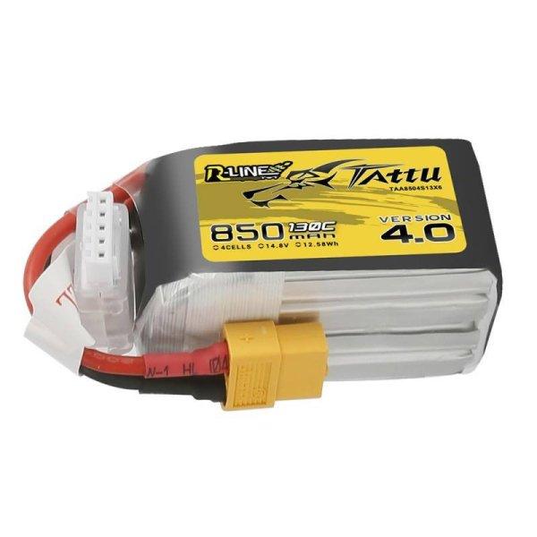 Tattu R-Line 850mAh 14.8V 130C 4S1P XT60 akkumulátor