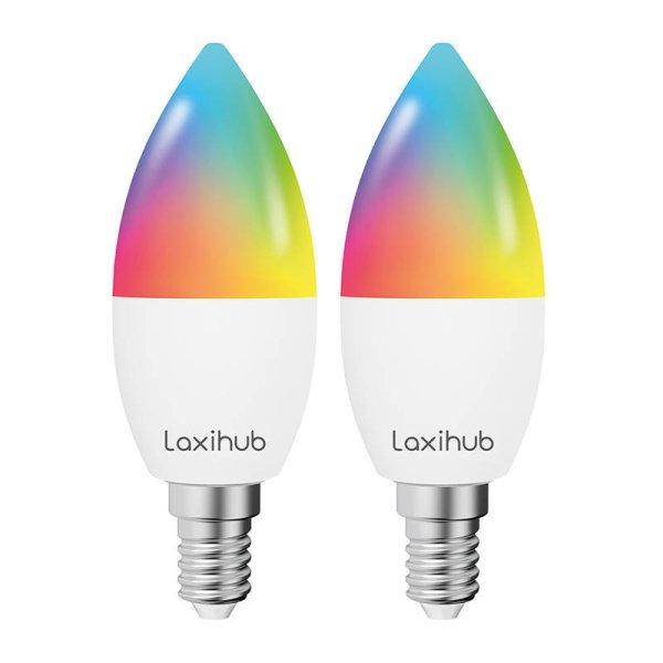 Laxihub LAE14S Wifi Bluetooth TUYA Okos LED izzó (2-csomag)