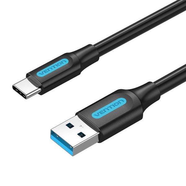 Szellőztetés COZBG USB 3.0 - USB-C kábel (1,5 m, fekete)