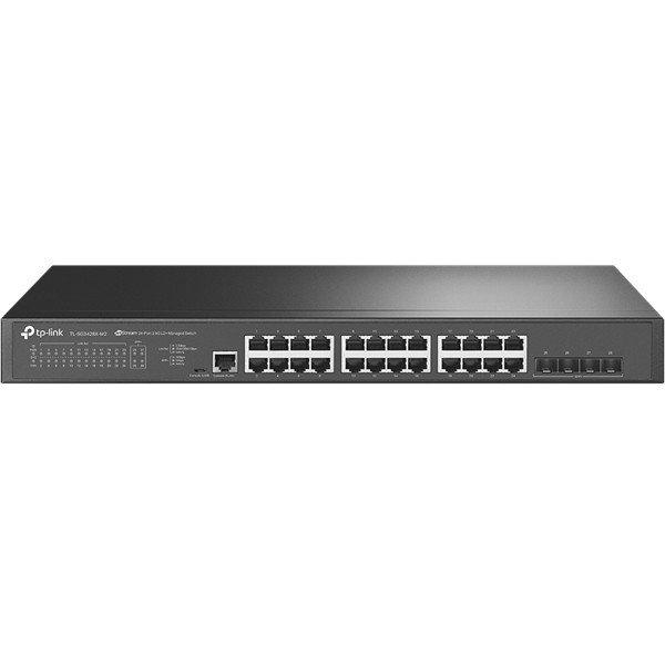 TP-LINK Switch 24x2.5Gbps + 4x10G SFP+ + 1xkonzol port Menedzselhető Rackes,
SG3428X-M2