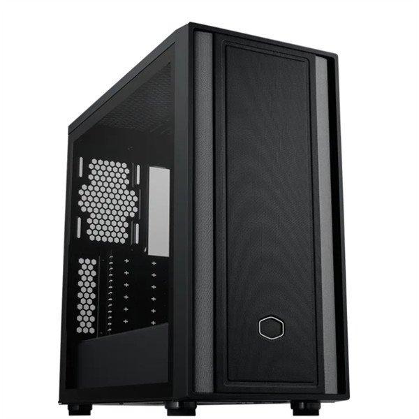 COOLER MASTER Ház ATX MasterBox 600 LITE, Tápegység nélkül, Üvegfalú,
fekete