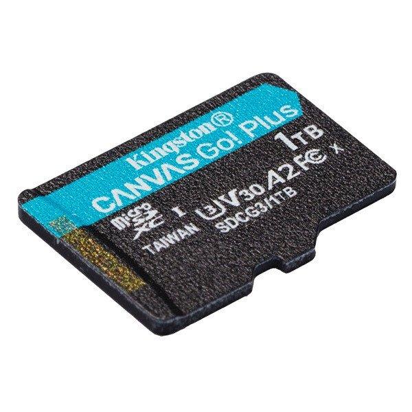 KINGSTON Memóriakártya MicroSDXC 1TB Canvas Go Plus 170R A2 U3 V30 Adapter
nélkül