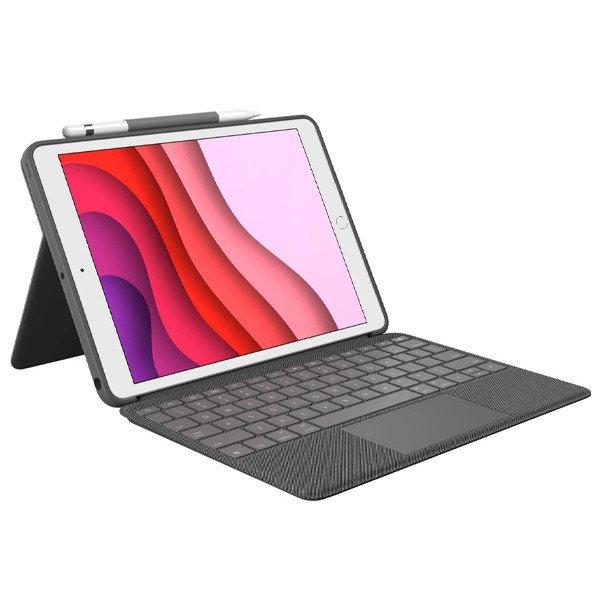 Logitech COMBO TOUCH iPad (7., 8., 9. gen.) UK, grafit