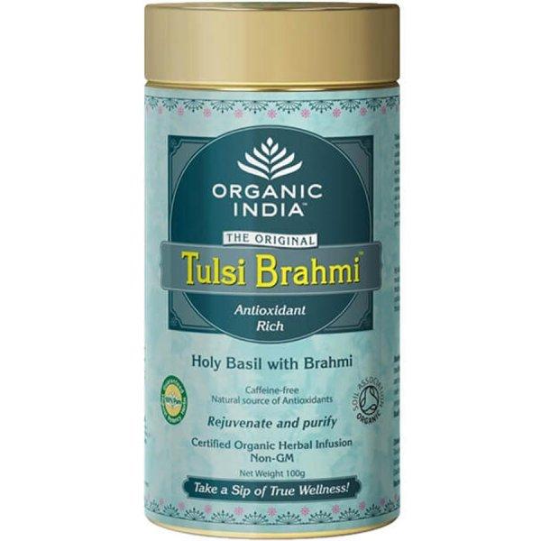 Tulsi BRAHMI, szálas bio tea, 100g - Organic India