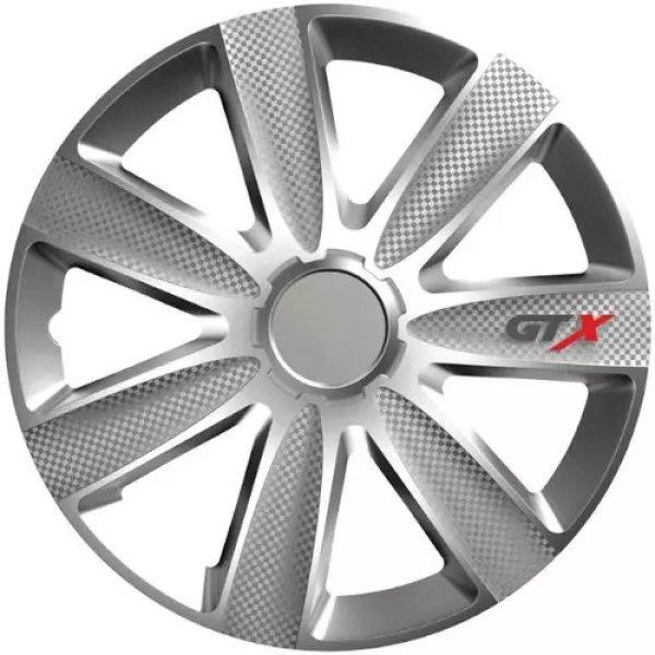 16" Gtx Carbon Silver 16-Os Dísztárcsa Garnitúra