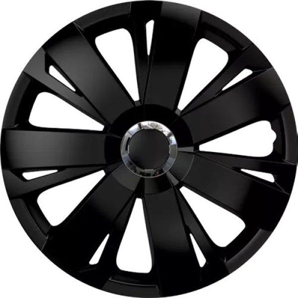 Dísztárcsa 16" Energy Ring Chrome Black (4 Darabos Garnitúra)