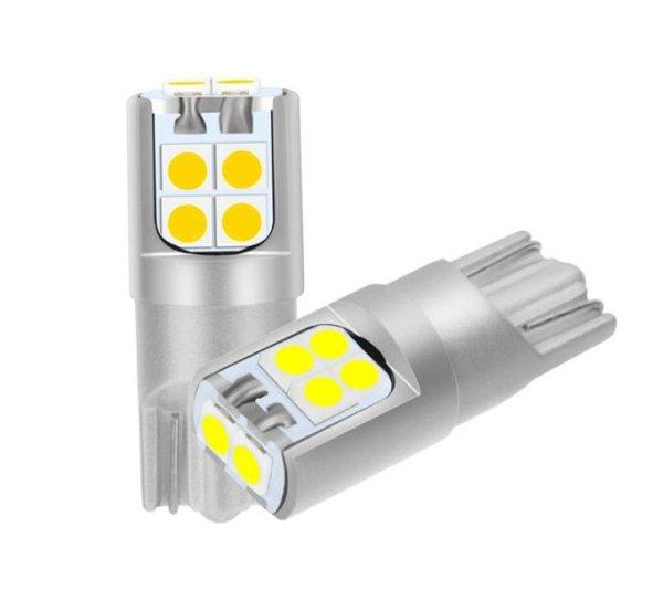 SMD-XM0003 T10-10SMD Led CANBUS - fehér - 12-24V