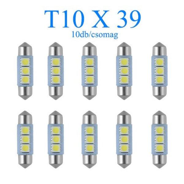 10Db/Csomag 3Smd Led 39Mm-Es Szofita Smd-10X39Cs-3Smd