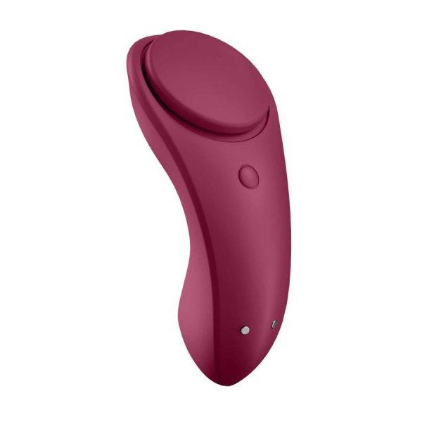 Satisfyer Sexy Secret - okos vízálló bugyivibrátor (bordó)