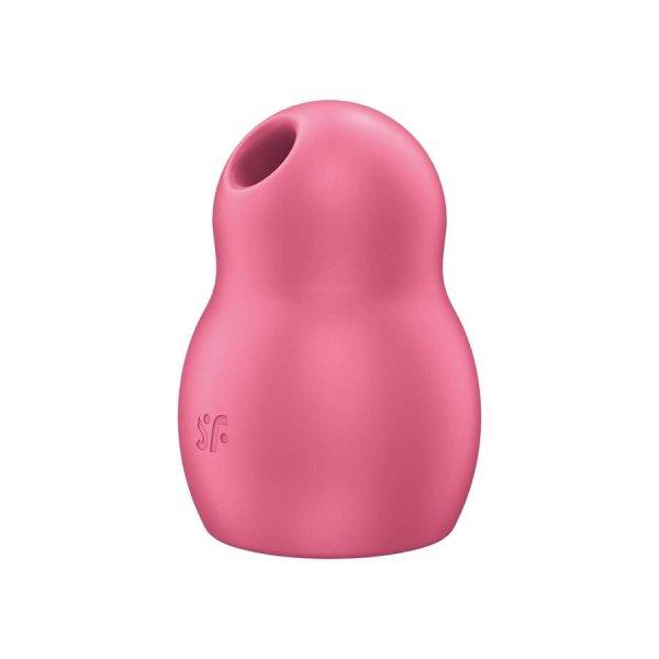 Satisfyer Pro To Go 1 - akkus, léghullámos csiklóizgató (piros)