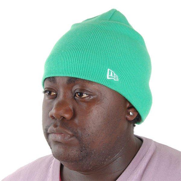 New Era Basic Skull Knit Cap Island Green