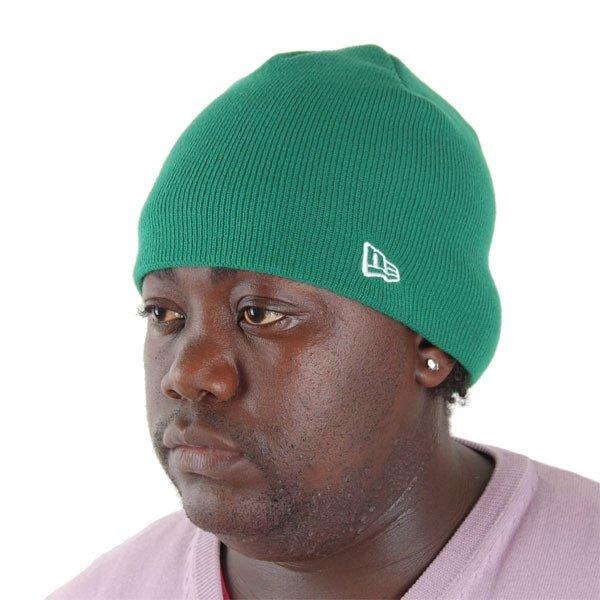 New Era Basic Skull Knit Cap Kelly Green