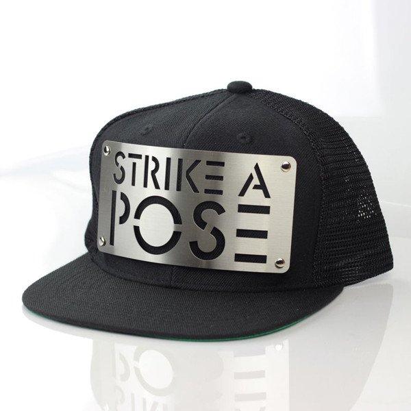 Karl Alley Strike A Pose Mesh Snapback Black Silver