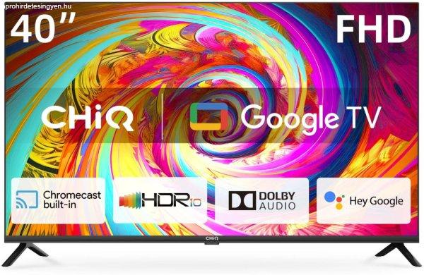 CHiQ L40G7B FHD 40" 100 cm FullHD 50 Hz 1920 x 1080 pixel Frameless HDR 10
LED TV, Google TV, HDMI, LAN, WIFI, Bluetooth, USB televízió, okostévé