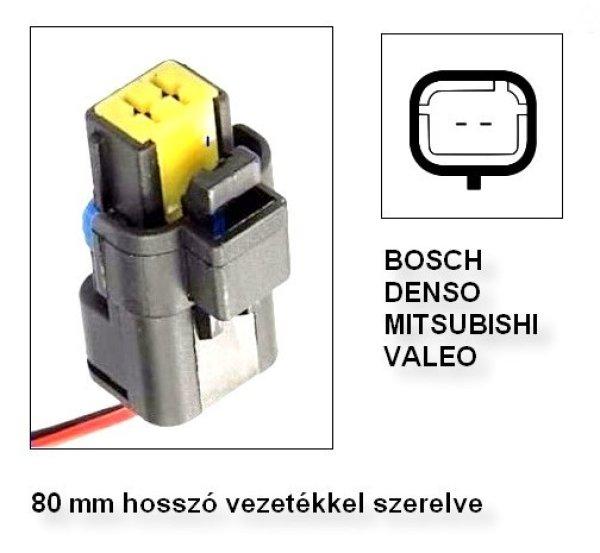 Generátor csatlakozó 2 pólusú Bosch Denso Mitsubishi Valeo