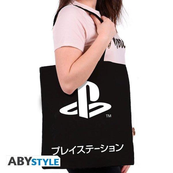 PLAYSTATION Táska - Fekete Katakana